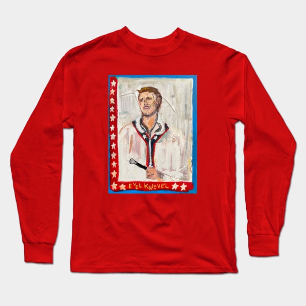 Evel Knievel Long Sleeve T-Shirt by ElSantosWorld